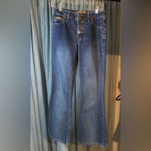 L.E.I Vintage Button Up Jeans